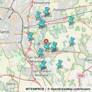 Mappa Via della Resistenza, 20068 Peschiera Borromeo MI, Italia (3.82467)