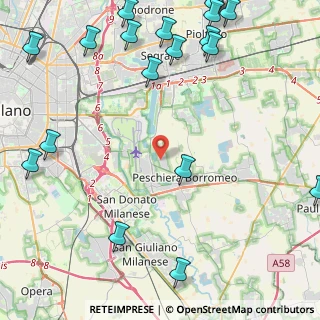 Mappa Via della Resistenza, 20068 Peschiera Borromeo MI, Italia (6.59)