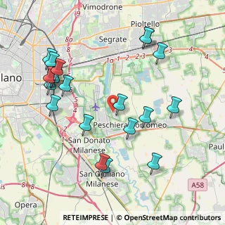 Mappa Via della Resistenza, 20068 Peschiera Borromeo MI, Italia (4.5095)