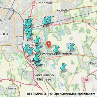 Mappa Via della Resistenza, 20068 Peschiera Borromeo MI, Italia (3.95158)