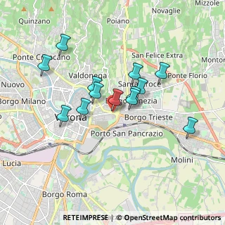 Mappa Via Venti Settembre, 37121 Verona VR, Italia (1.52538)