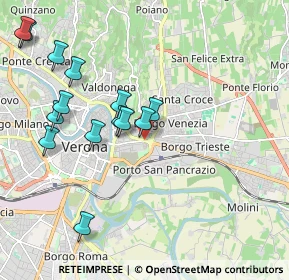 Mappa Piazza XVI Ottobre, 37129 Verona VR, Italia (2.06214)