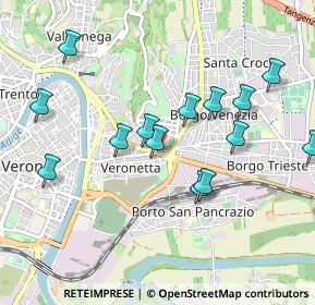 Mappa Piazza XVI Ottobre, 37129 Verona VR, Italia (0.97214)