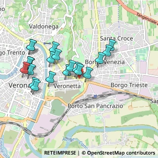 Mappa Via Venti Settembre, 37121 Verona VR, Italia (0.924)