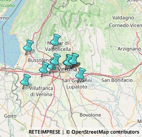 Mappa Vicolo Porta Vescovo, 37129 Verona VR, Italia (8.93455)