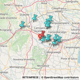 Mappa 35030 Veggiano PD, Italia (11.07462)