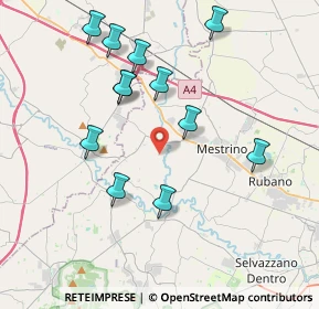 Mappa 35030 Veggiano PD, Italia (3.8975)