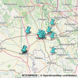 Mappa Viale Kennedy, 28100 Novara NO, Italia (11.23)