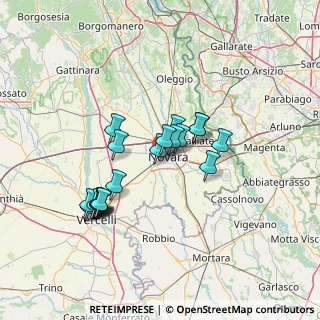 Mappa Viale Kennedy, 28100 Novara NO, Italia (12.029)