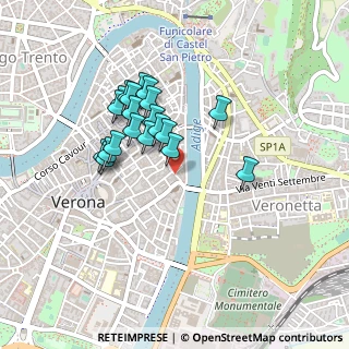 Mappa Via Domenico Frangini, 37121 Verona VR, Italia (0.3715)