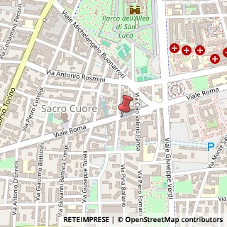 Mappa Viale Roma, 15, 28100 Novara, Novara (Piemonte)