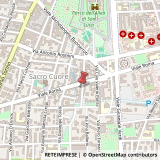 Mappa Via Francesco Sesalli, 4, 28100 Novara, Novara (Piemonte)