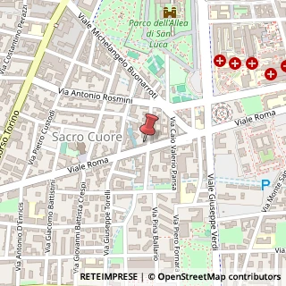 Mappa Viale Roma, 16, 28100 Novara, Novara (Piemonte)