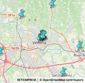 Mappa Via Leoni, 37121 Verona VR, Italia (2.92308)