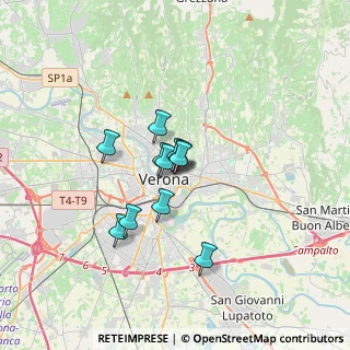 Mappa Via Leoni, 37121 Verona VR, Italia (2.13636)