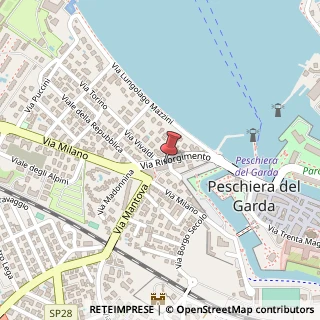 Mappa Via Risorgimento, 7, 37019 Peschiera del Garda, Verona (Veneto)