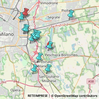 Mappa Corso Italia, 20068 Peschiera Borromeo MI, Italia (4.40733)
