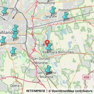 Mappa Corso Italia, 20068 Peschiera Borromeo MI, Italia (6.20727)