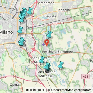 Mappa Corso Italia, 20068 Peschiera Borromeo MI, Italia (5.29933)