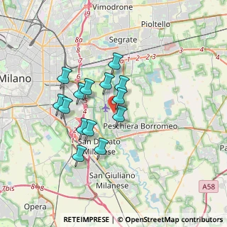 Mappa Corso Italia, 20068 Peschiera Borromeo MI, Italia (2.86143)