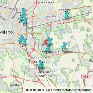 Mappa Corso Italia, 20068 Peschiera Borromeo MI, Italia (4.41727)