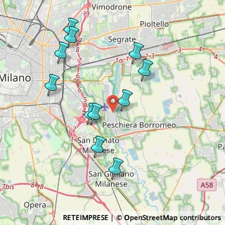 Mappa Corso Italia, 20068 Peschiera Borromeo MI, Italia (3.98273)