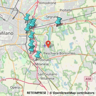 Mappa Corso Italia, 20068 Peschiera Borromeo MI, Italia (4.19273)