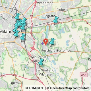 Mappa Corso Italia, 20068 Peschiera Borromeo MI, Italia (5.13273)