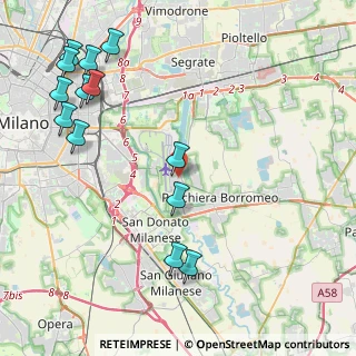 Mappa Corso Italia, 20068 Peschiera Borromeo MI, Italia (5.31615)