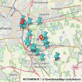 Mappa Corso Italia, 20068 Peschiera Borromeo MI, Italia (3.6425)