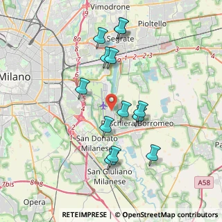 Mappa Corso Italia, 20068 Peschiera Borromeo MI, Italia (3.62692)