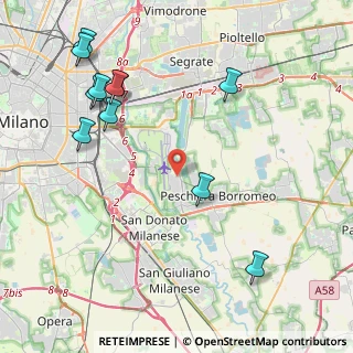 Mappa Corso Italia, 20068 Peschiera Borromeo MI, Italia (5.07455)