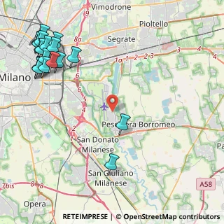 Mappa Corso Italia, 20068 Peschiera Borromeo MI, Italia (6.11842)