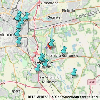 Mappa Corso Italia, 20068 Peschiera Borromeo MI, Italia (4.90929)