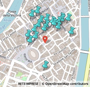 Mappa Via Anfiteatro, 37121 Verona VR, Italia (0.2175)