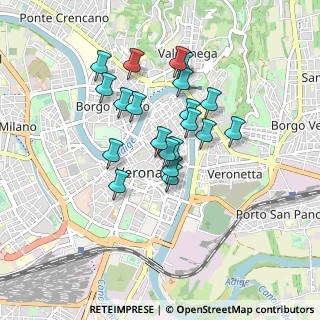 Mappa Via Anfiteatro, 37121 Verona VR, Italia (0.701)