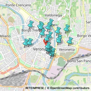 Mappa Piazza S. Nicolò, 37121 Verona VR, Italia (0.648)