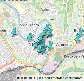Mappa Via Anfiteatro, 37121 Verona VR, Italia (0.62235)