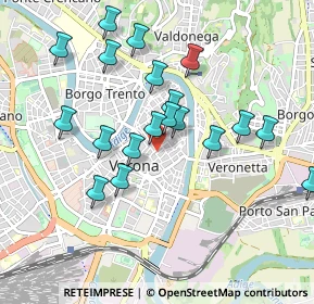 Mappa Piazza Nogara, 37121 Verona VR, Italia (0.90368)