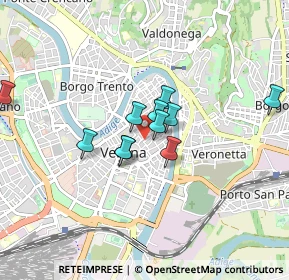 Mappa Piazza S. Nicolò, 37121 Verona VR, Italia (0.65091)