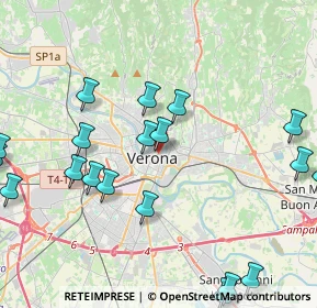 Mappa Piazza Nogara, 37121 Verona VR, Italia (5.389)