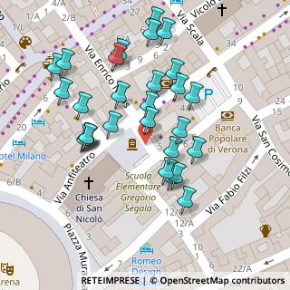 Mappa Piazza S. Nicolò, 37121 Verona VR, Italia (0.05893)