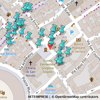 Mappa Via Anfiteatro, 37121 Verona VR, Italia (0.05385)
