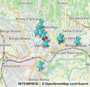Mappa Piazza Nogara, 37121 Verona VR, Italia (1.78091)
