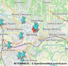 Mappa Via Anfiteatro, 37121 Verona VR, Italia (2.90182)