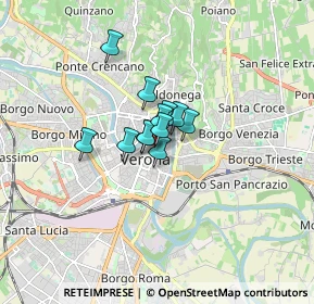Mappa Piazza Nogara, 37121 Verona VR, Italia (0.8025)