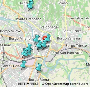 Mappa Piazza Nogara, 37121 Verona VR, Italia (1.73214)