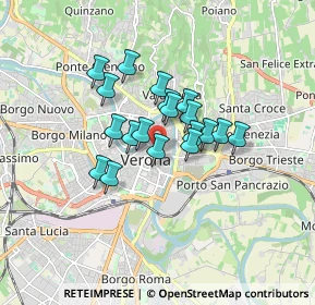 Mappa Piazza Nogara, 37121 Verona VR, Italia (1.17053)