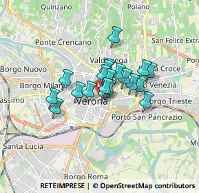 Mappa Piazza Nogara, 37121 Verona VR, Italia (1.0635)