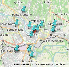Mappa Via Anfiteatro, 37121 Verona VR, Italia (1.79714)